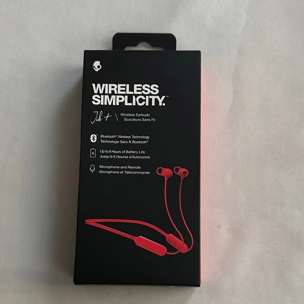 Skullcandy Wireless Simplicity Earbuds - Bold Red
